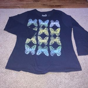 Hanes Butterfly Longsleeve